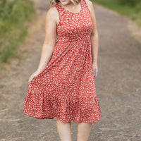 IN STOCK Bailey Dress - Rust Floral | Women's Tank Dress FINAL SALE