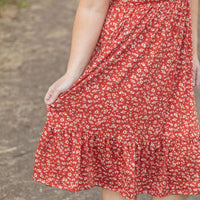 IN STOCK Bailey Dress - Rust Floral | Women's Tank Dress FINAL SALE