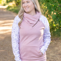 IN STOCK Zoey ZipCowl - Pink and Blush Floral