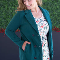 IN STOCK Scarlett Sweater Jacket - Hunter Green