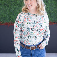 IN STOCK Blair Long Sleeve Top - Winter Berry FINAL SALE