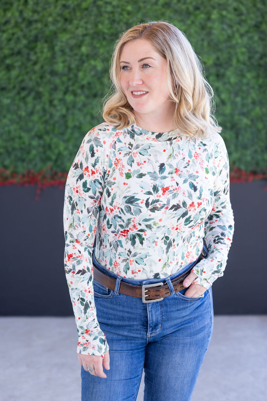 IN STOCK Blair Long Sleeve Top - Winter Berry FINAL SALE