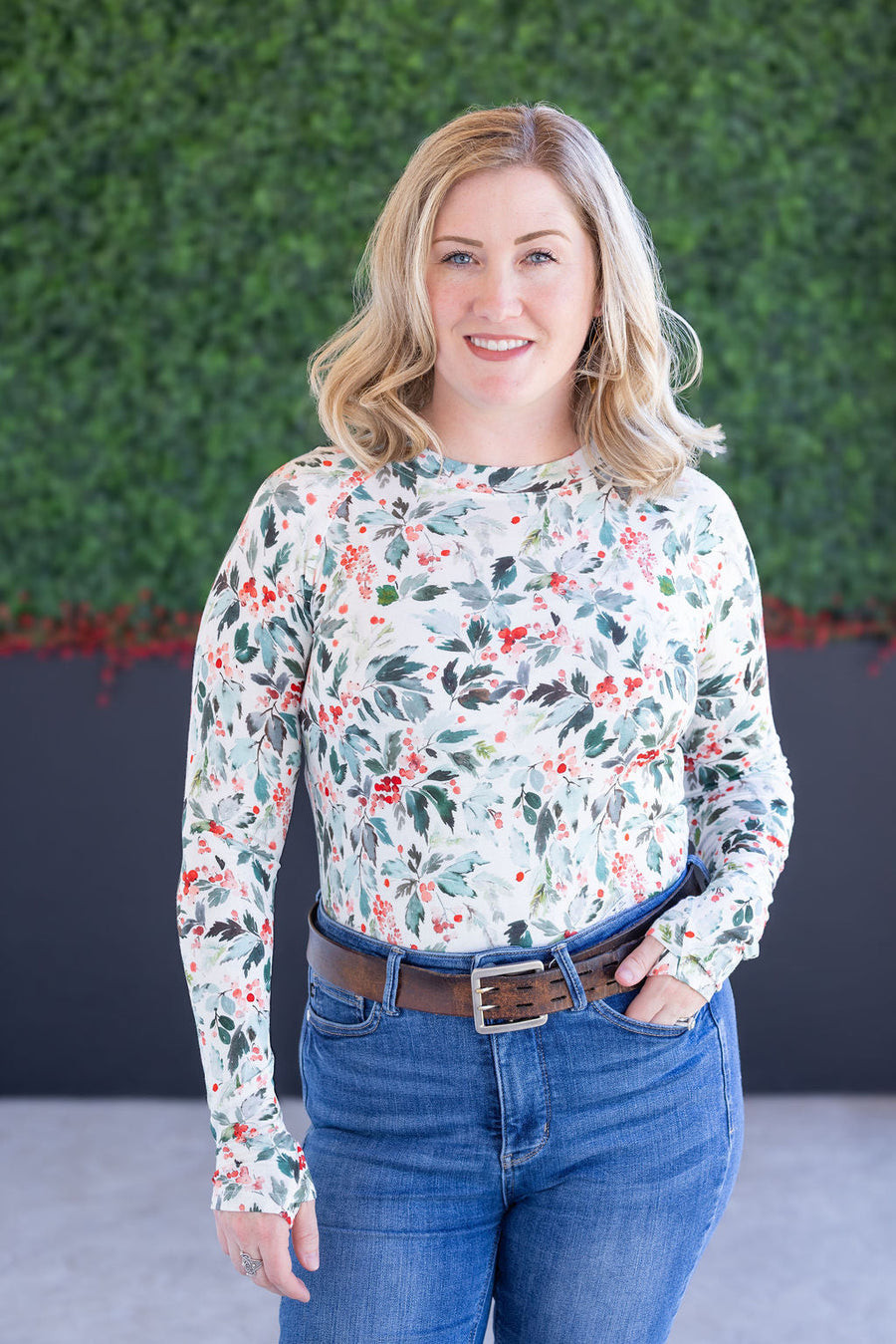 IN STOCK Blair Long Sleeve Top - Winter Berry FINAL SALE