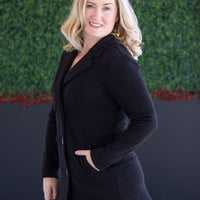 IN STOCK Scarlett Sweater Jacket - Black