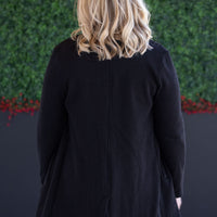 IN STOCK Scarlett Sweater Jacket - Black