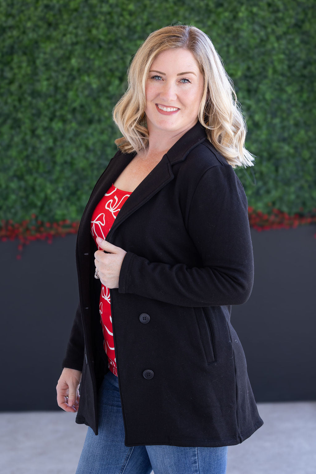 IN STOCK Scarlett Sweater Jacket - Black