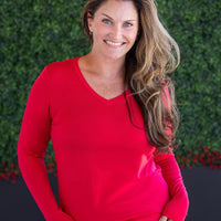 IN STOCK Larissa Long Sleeve - Red