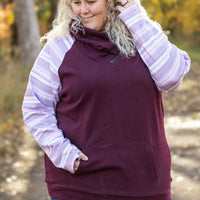 IN STOCK Classic Zoey ZipCowl Sweatshirt - Berry Serape