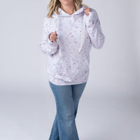 IN STOCK Hailey Pullover Hoodie - Blush Floral