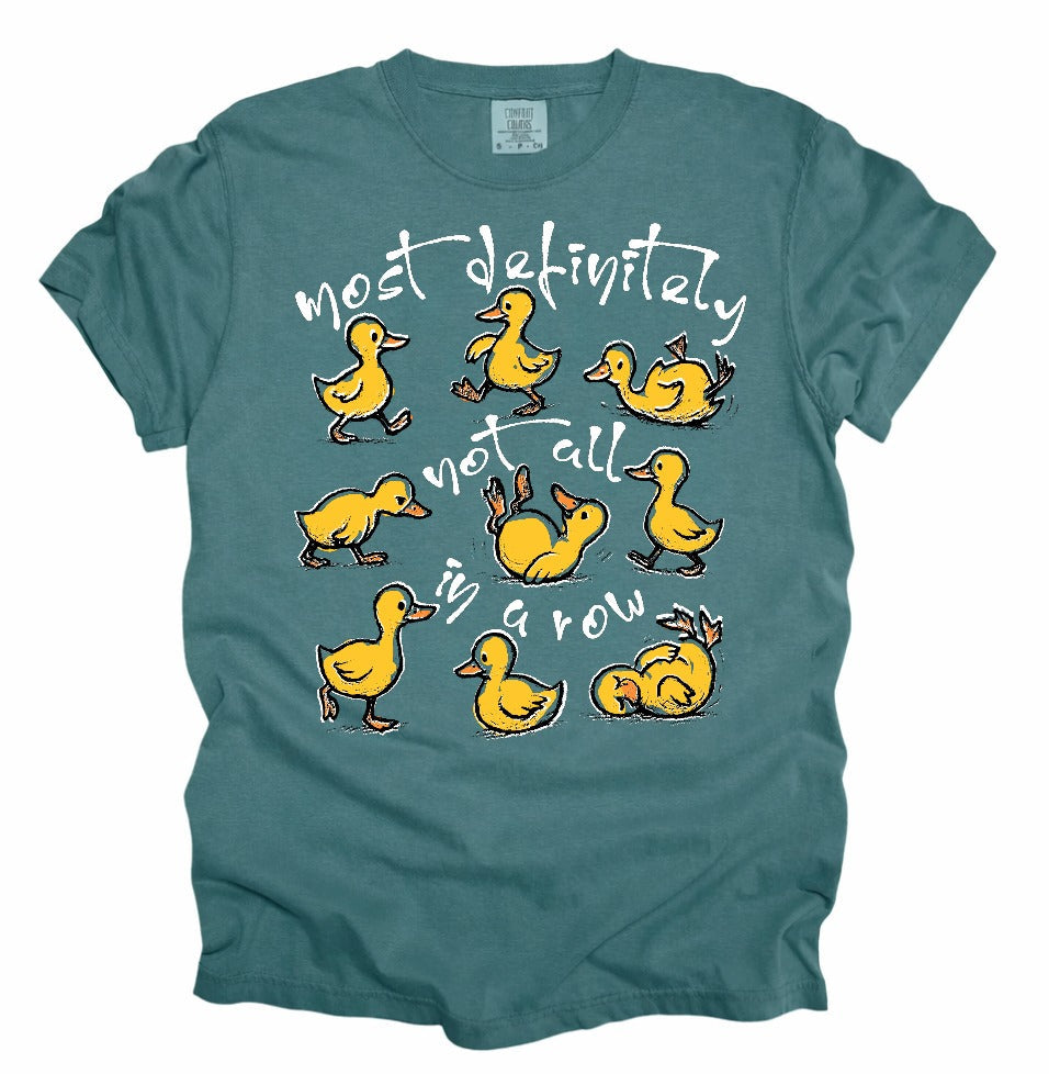 Most Definitely Not All in a Row