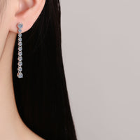 Adored 1.18 Carat Moissanite Long Earrings