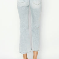 RISEN Full Size Mid Rise Cropped Flare Jeans