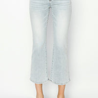 RISEN Full Size Mid Rise Cropped Flare Jeans