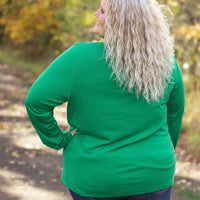 IN STOCK Leah Long Sleeve Top - Green