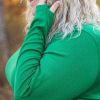 IN STOCK Leah Long Sleeve Top - Green