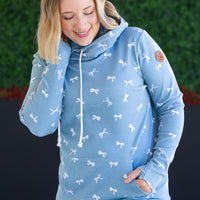IN STOCK Ashley Hoodie - Teal Ribbons