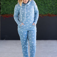 IN STOCK Classic Joggers - Teal Ribbons