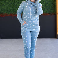 IN STOCK Classic Joggers - Teal Ribbons