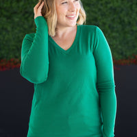IN STOCK Leah Long Sleeve Top - Green