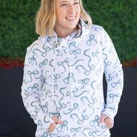 IN STOCK Ashley Hoodie - Green Ribbons