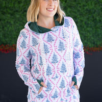 IN STOCK Hailey Pullover Hoodie - Candy Cane Lane