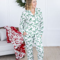 IN STOCK Ribbon Pajama Set - Green