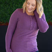 IN STOCK Georgia Long Sleeve Top - Purple