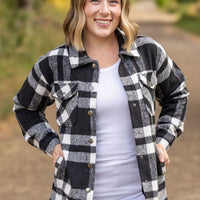 IN STOCK Norah Plaid Shacket - Classic Black and White | Women's Shacket