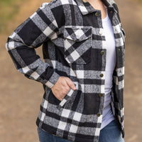 IN STOCK Norah Plaid Shacket - Classic Black and White | Women's Shacket