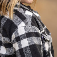 IN STOCK Norah Plaid Shacket - Classic Black and White | Women's Shacket