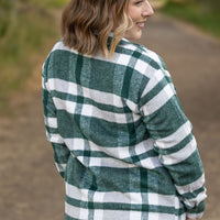 IN STOCK Norah Plaid Shacket - Classic Green and Grey Mix FINAL SALE