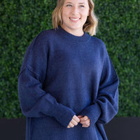 IN STOCK Aurora Cozy Sweater - Navy