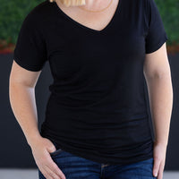 IN STOCK Chloe Cozy Tee - Black