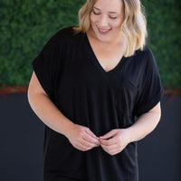 IN STOCK Sierra Pocket Top - Black