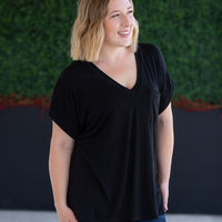 IN STOCK Sierra Pocket Top - Black