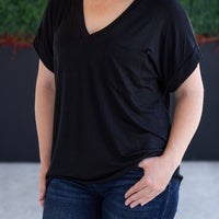 IN STOCK Sierra Pocket Top - Black