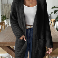 Open Front Long Sleeve Cardigan