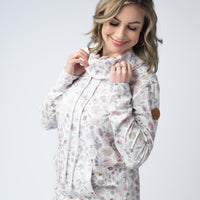 IN STOCK Soft Funnel Neck - Blush Floral