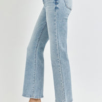 RISEN Full Size High Rise Ankle Flare Jeans