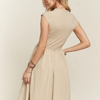 ADORA V-Neck Cap Sleeve Dress