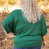 IN STOCK Darcy Dolman Top - Forest Green | Women's Flowy Top