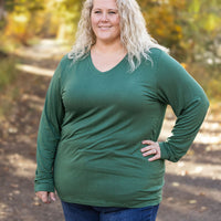 IN STOCK Larissa Long Sleeve - Evergreen