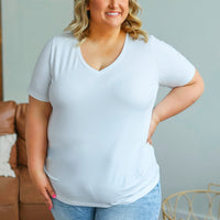 IN STOCK Olivia Tee - White | Women's Short Sleeve