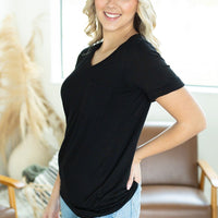 IN STOCK Sophie Pocket Tee - Black | Women's Short Sleeve