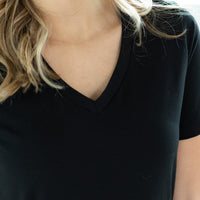 IN STOCK Olivia Tee - Black | Women's Short Sleeve