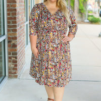 IN STOCK Taylor Dress - Mocha Floral | Women's Dress