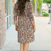 IN STOCK Taylor Dress - Mocha Floral | Women's Dress