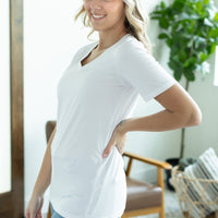 IN STOCK Olivia Tee - White | Women's Short Sleeve