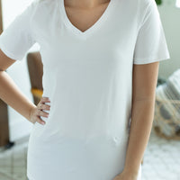 IN STOCK Olivia Tee - White | Women's Short Sleeve