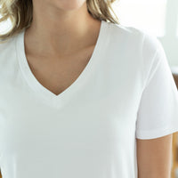 IN STOCK Olivia Tee - White | Women's Short Sleeve